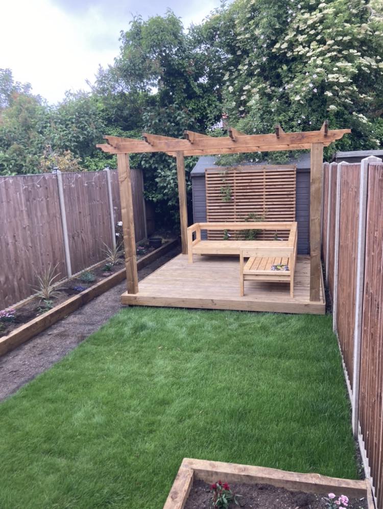 GWS pergola and decking project