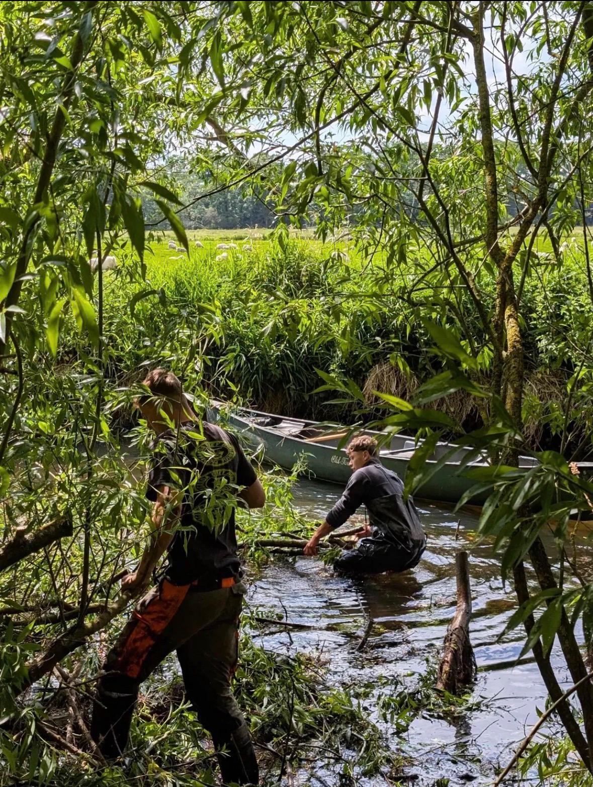 River and waterway clearance work